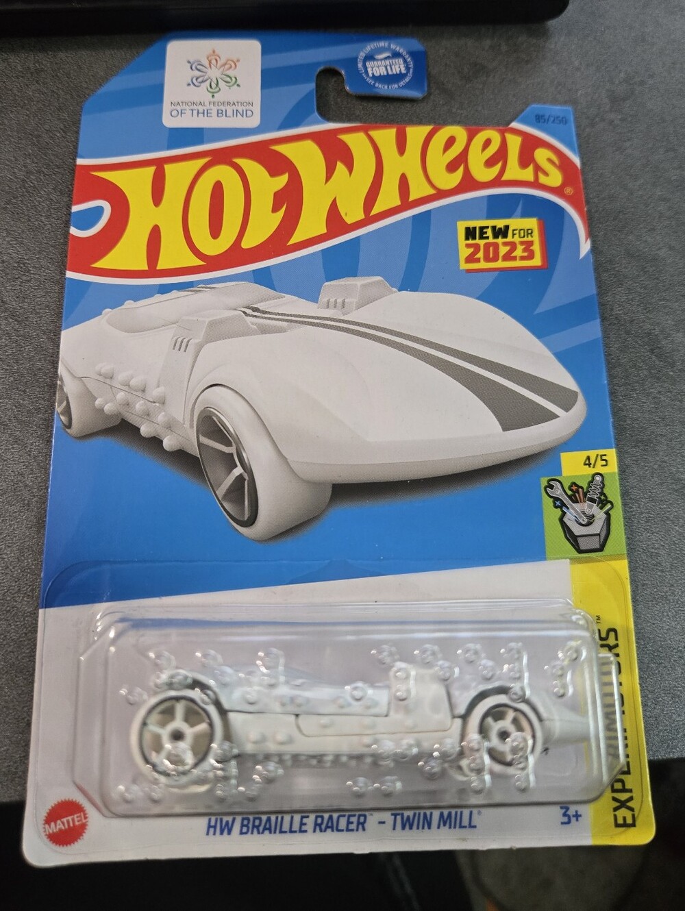Hot Wheels 2023 Experimotors Braille Racer Twin Mill